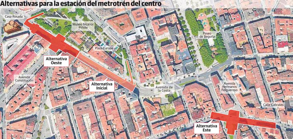 El proyecto para la estación de la plaza de Europa, en suspenso hasta